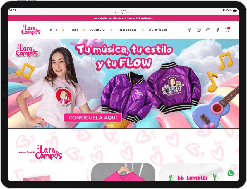 Lara Campos - E-commerce Premium